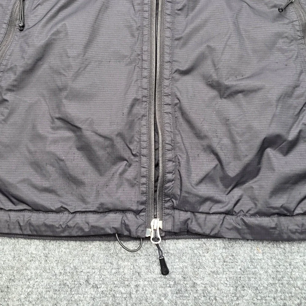 The North Face DryVent Mens XL Black Hooded Rain Jacket Windbreaker Flaws